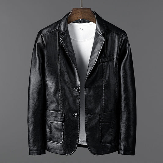 LUXURIOUS BUSINESS LEATHER JACKET