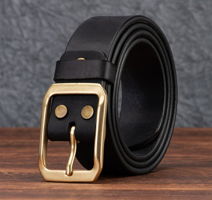 CLASSIC COWHIDE LEATHER BELT