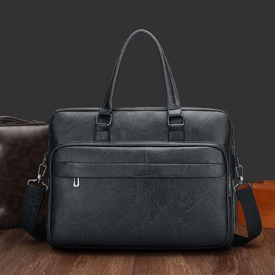 PREMIUM RETRO BUSINESS BRIEFCASE