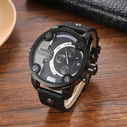 LUXURIOUS DUAL TIME WATCH