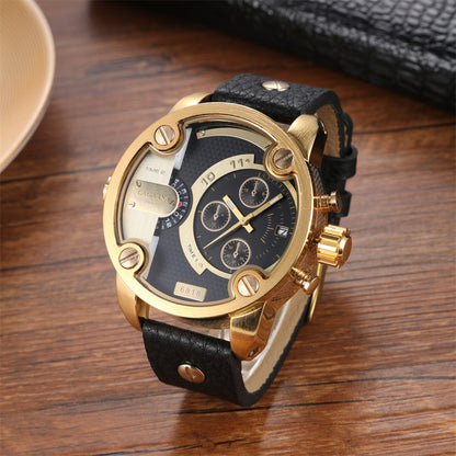 LUXURIOUS DUAL TIME WATCH