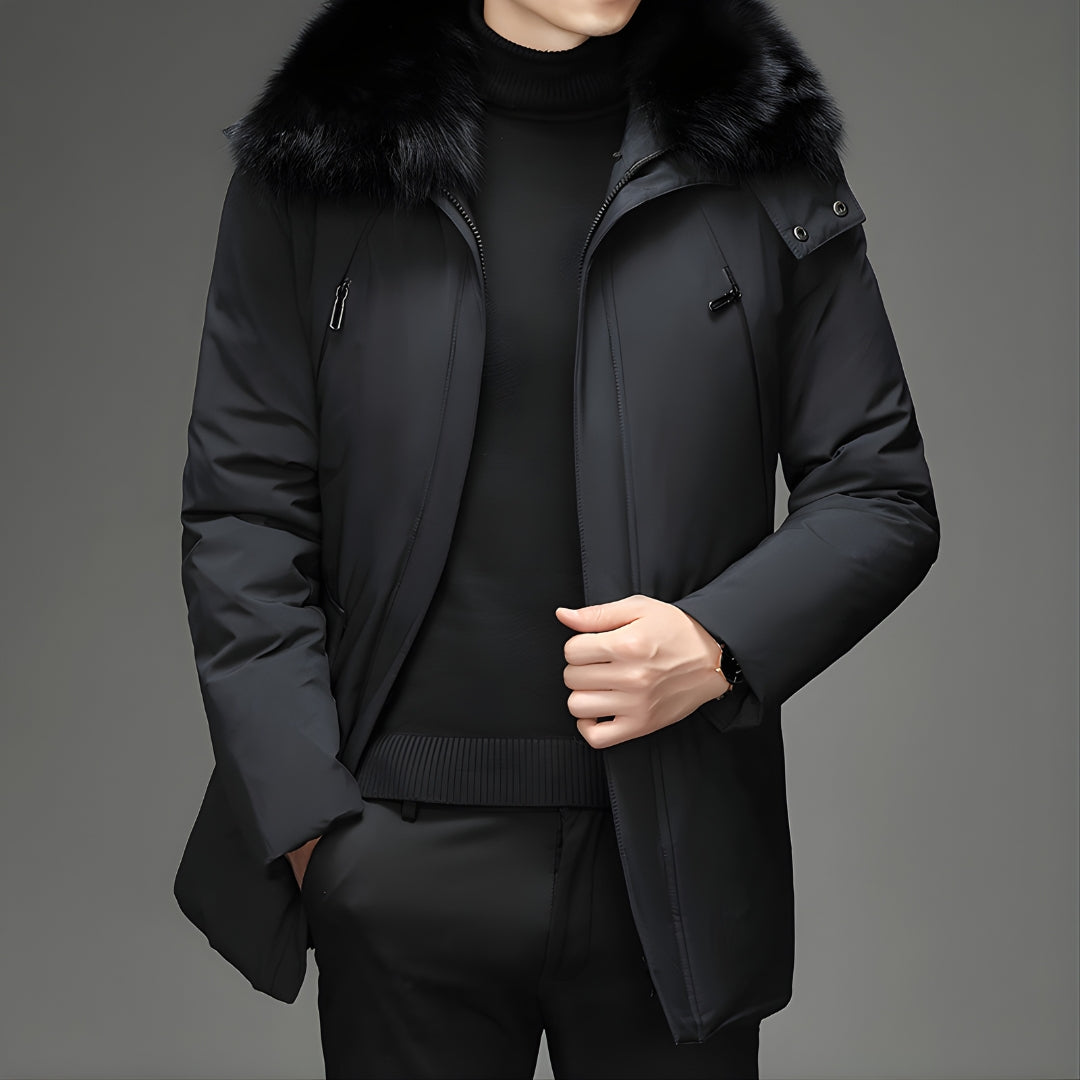 Fur Collar Down Coat