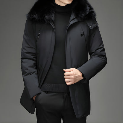 Fur Collar Down Coat