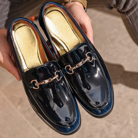 CLASSIC GRADIENT LEATHER LOAFERS
