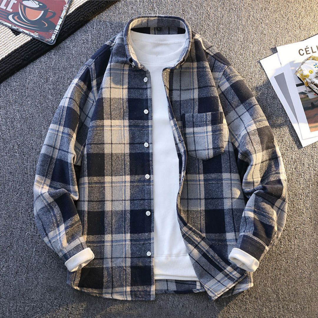 Classic Plaid Flannel Shirt