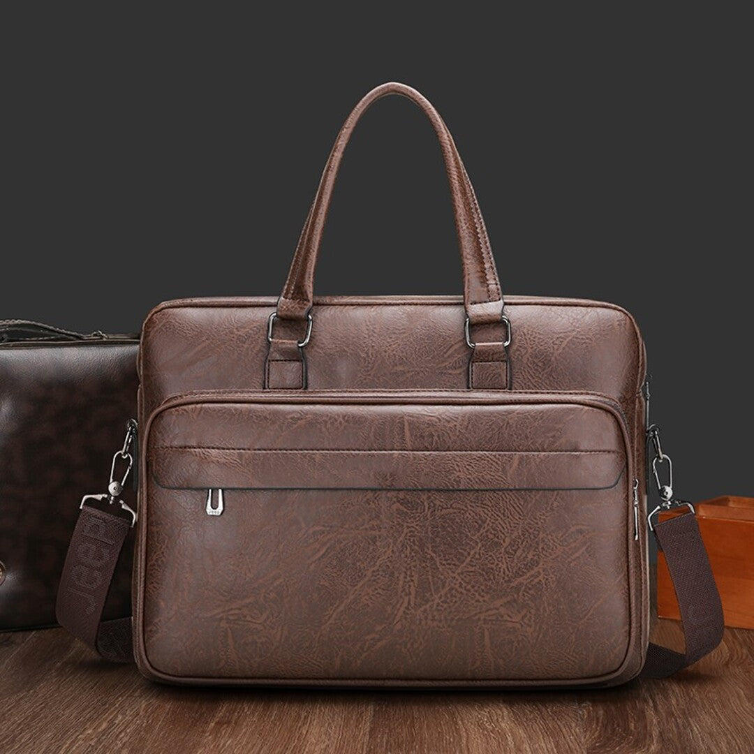 PREMIUM RETRO BUSINESS BRIEFCASE