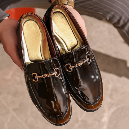 CLASSIC GRADIENT LEATHER LOAFERS