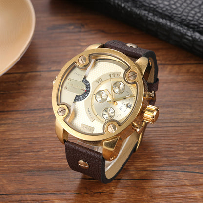 LUXURIOUS DUAL TIME WATCH