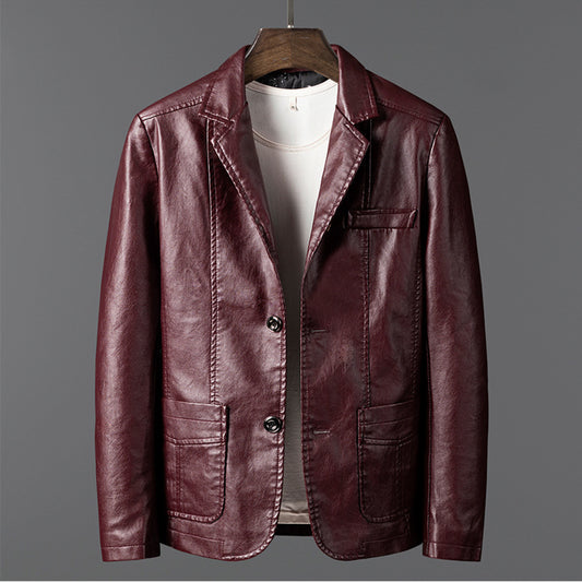 LUXURIOUS BUSINESS LEATHER JACKET