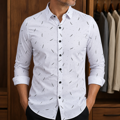 Collared Button-Up Shirt