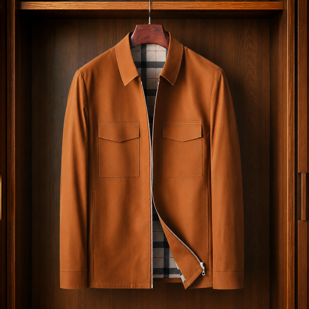 Zip Front Structured Jacket