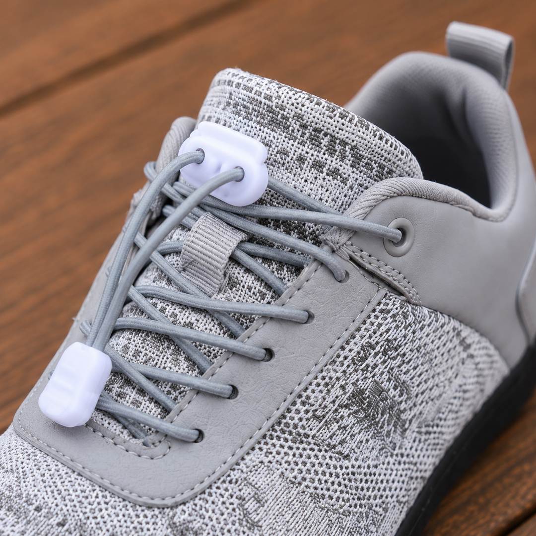 Elastic Lace Knit Sneakers