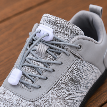 Elastic Lace Knit Sneakers