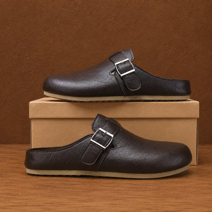 Comfort Buckle Mules