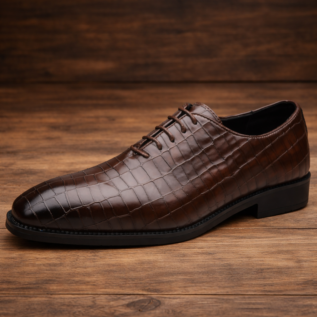 ELEGANT LACE-UP LEATHER SHOES