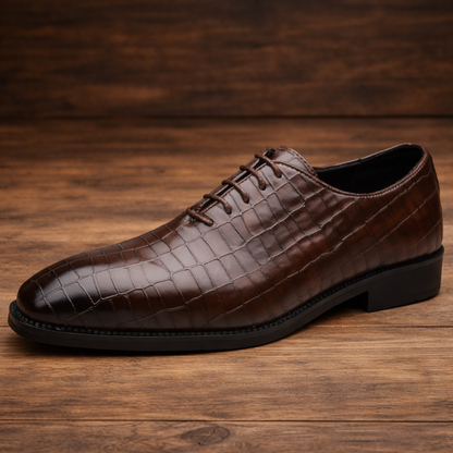 ELEGANT LACE-UP LEATHER SHOES