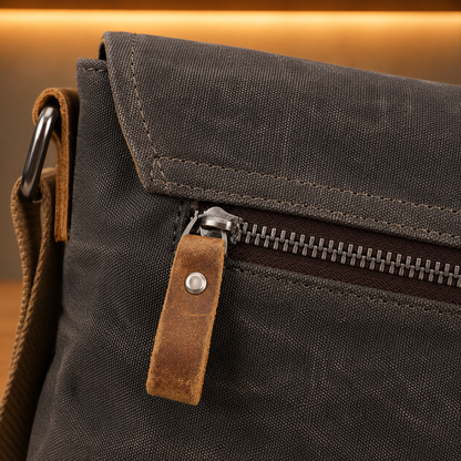 Vintage Canvas Messenger Bag