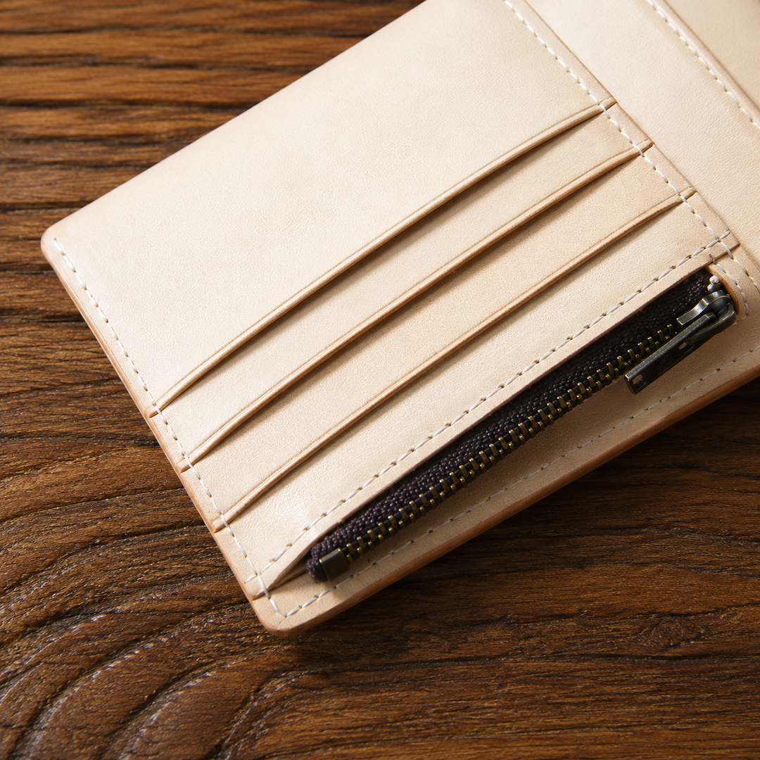 Vintage Leather Bifold Wallet