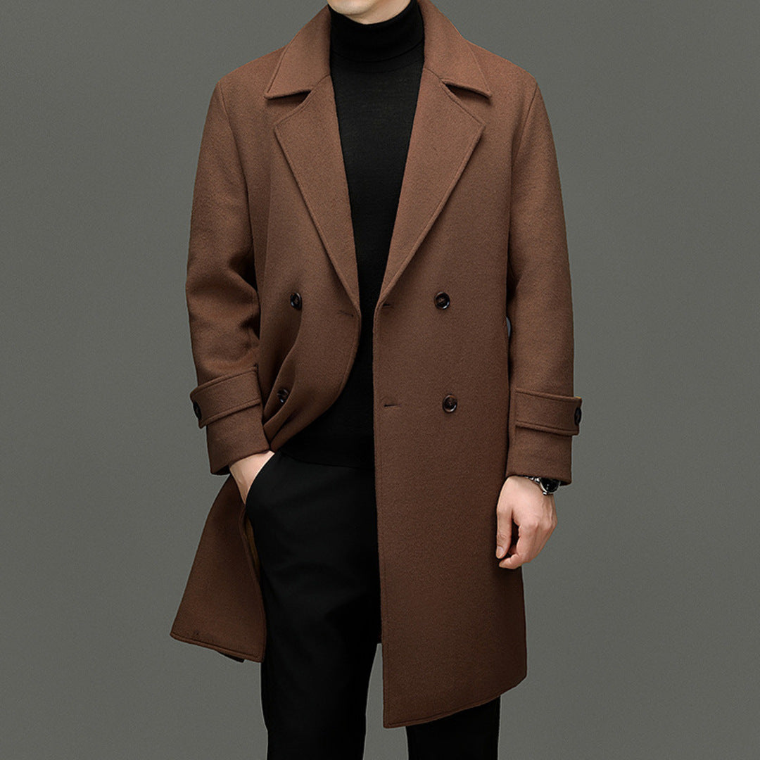 Classic Long Wool Overcoat