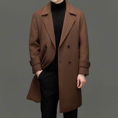 Classic Long Wool Overcoat