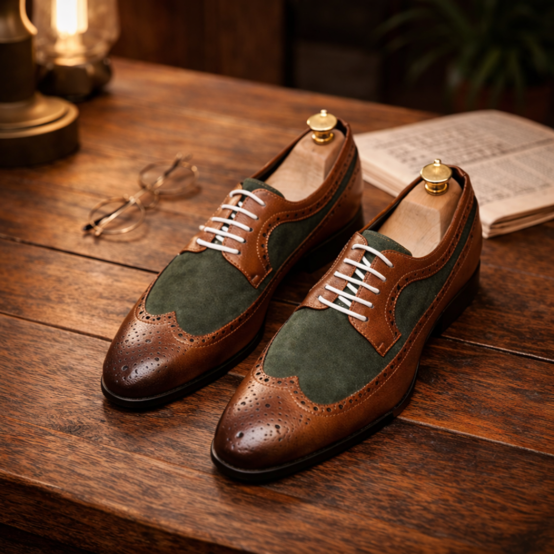 Classic Brogue Oxford Shoes
