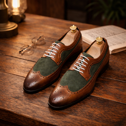 Classic Brogue Oxford Shoes