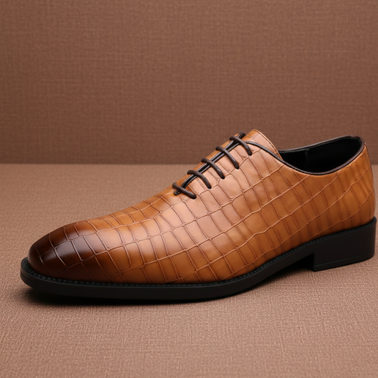 ELEGANT LACE-UP LEATHER SHOES