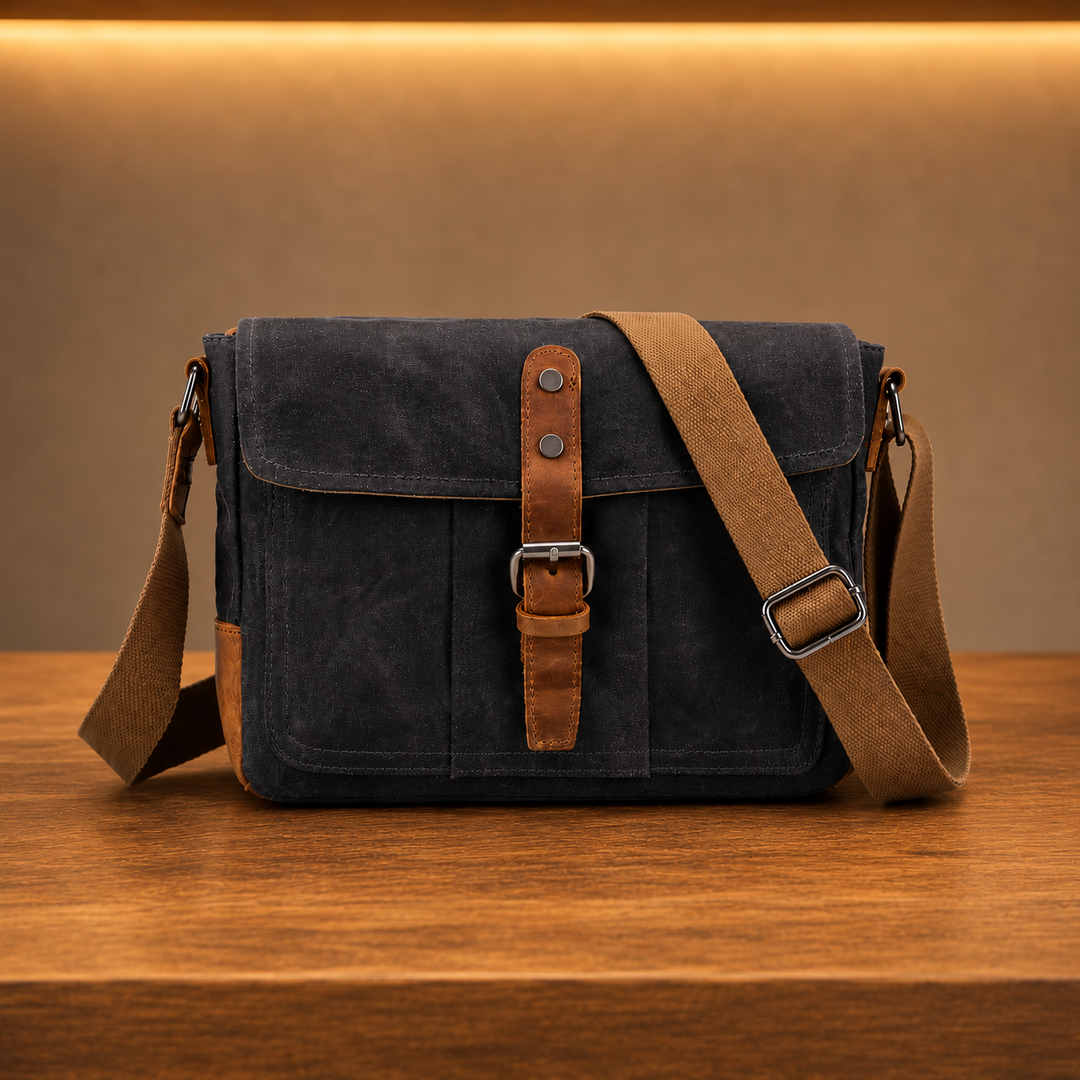 Vintage Canvas Messenger Bag