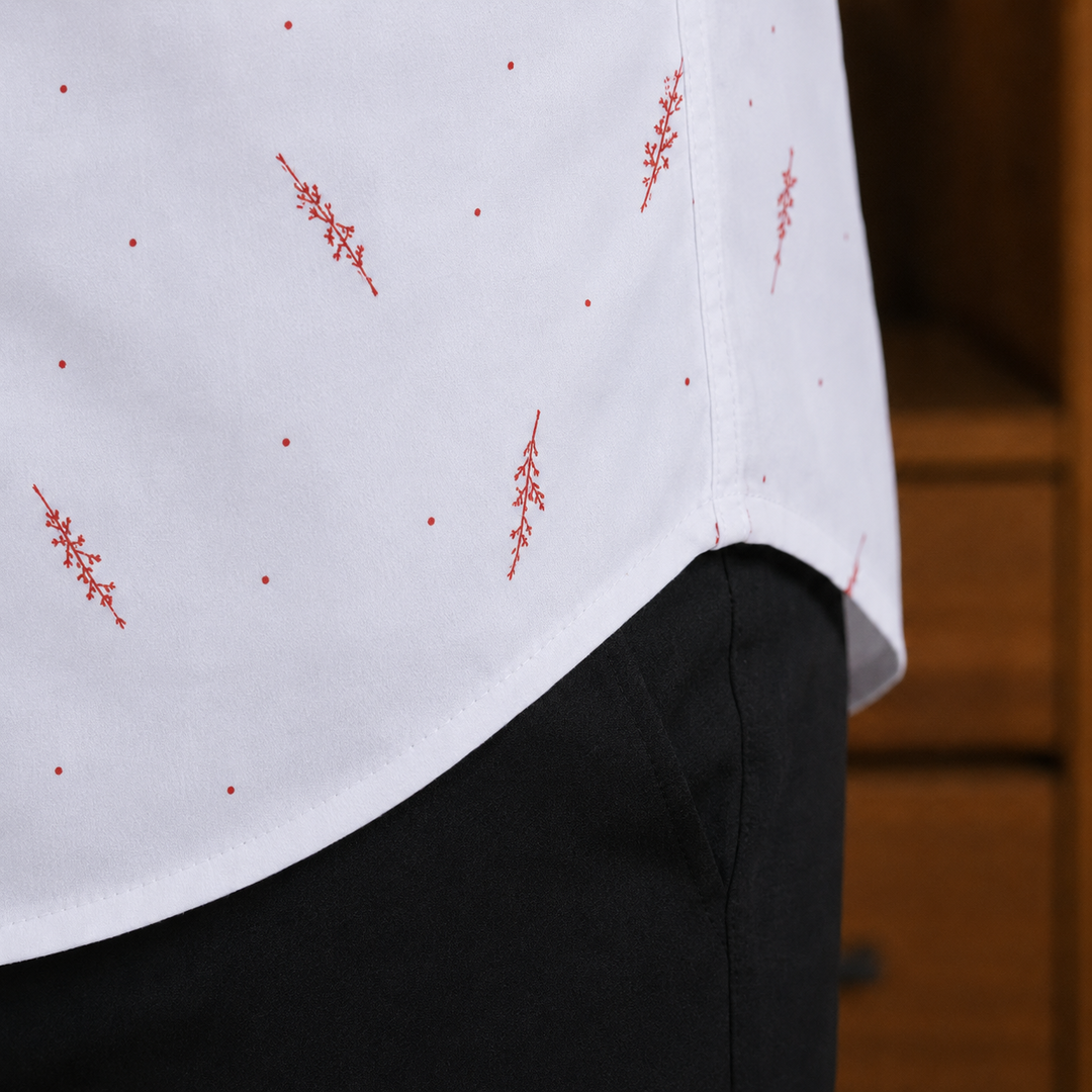 Collared Button-Up Shirt