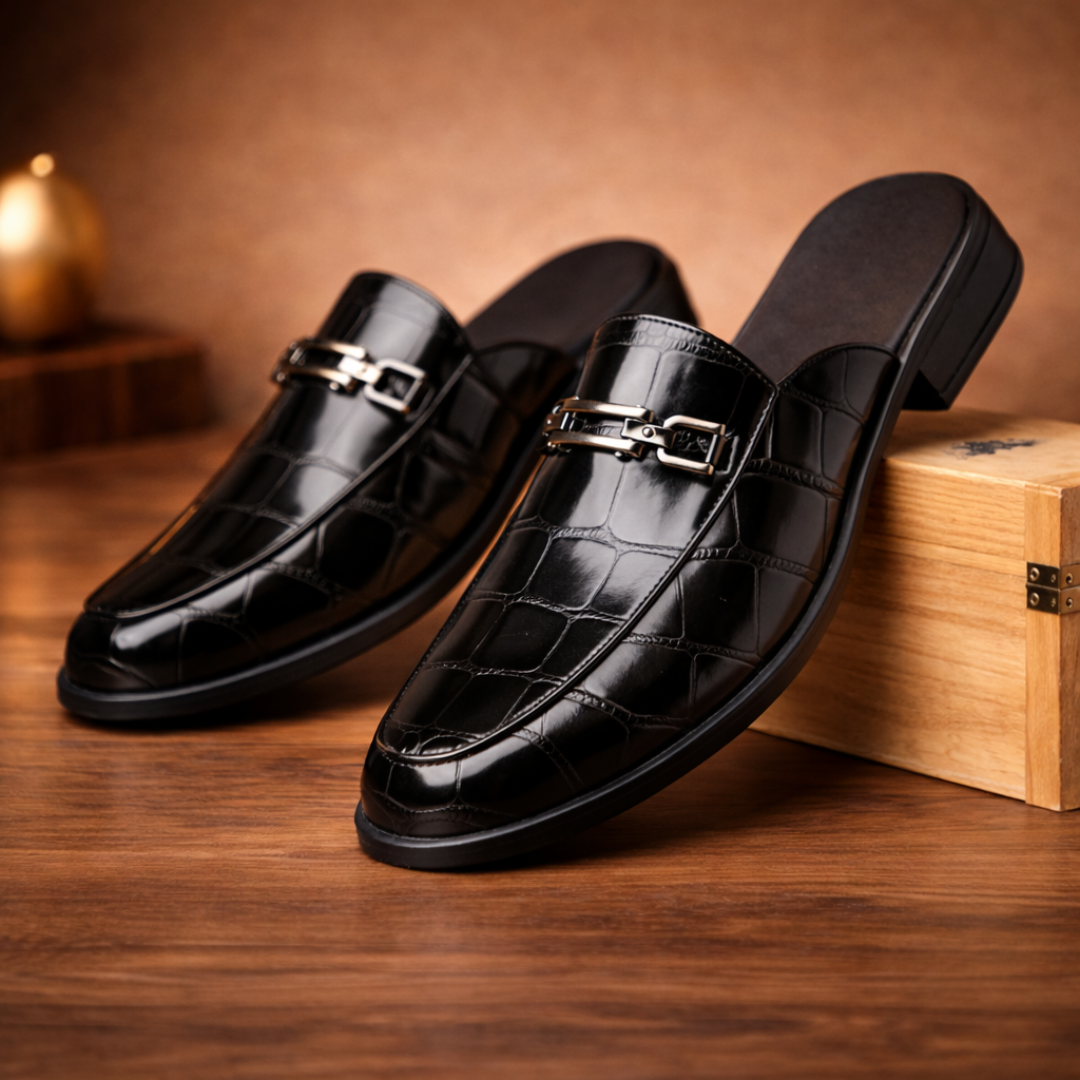 Textured Slip Loafers