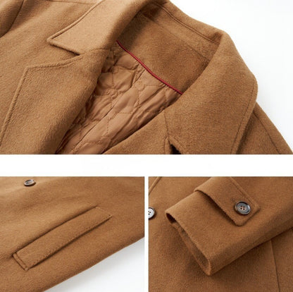 Classic Long Wool Overcoat