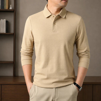 Long-Sleeve Polo Shirt