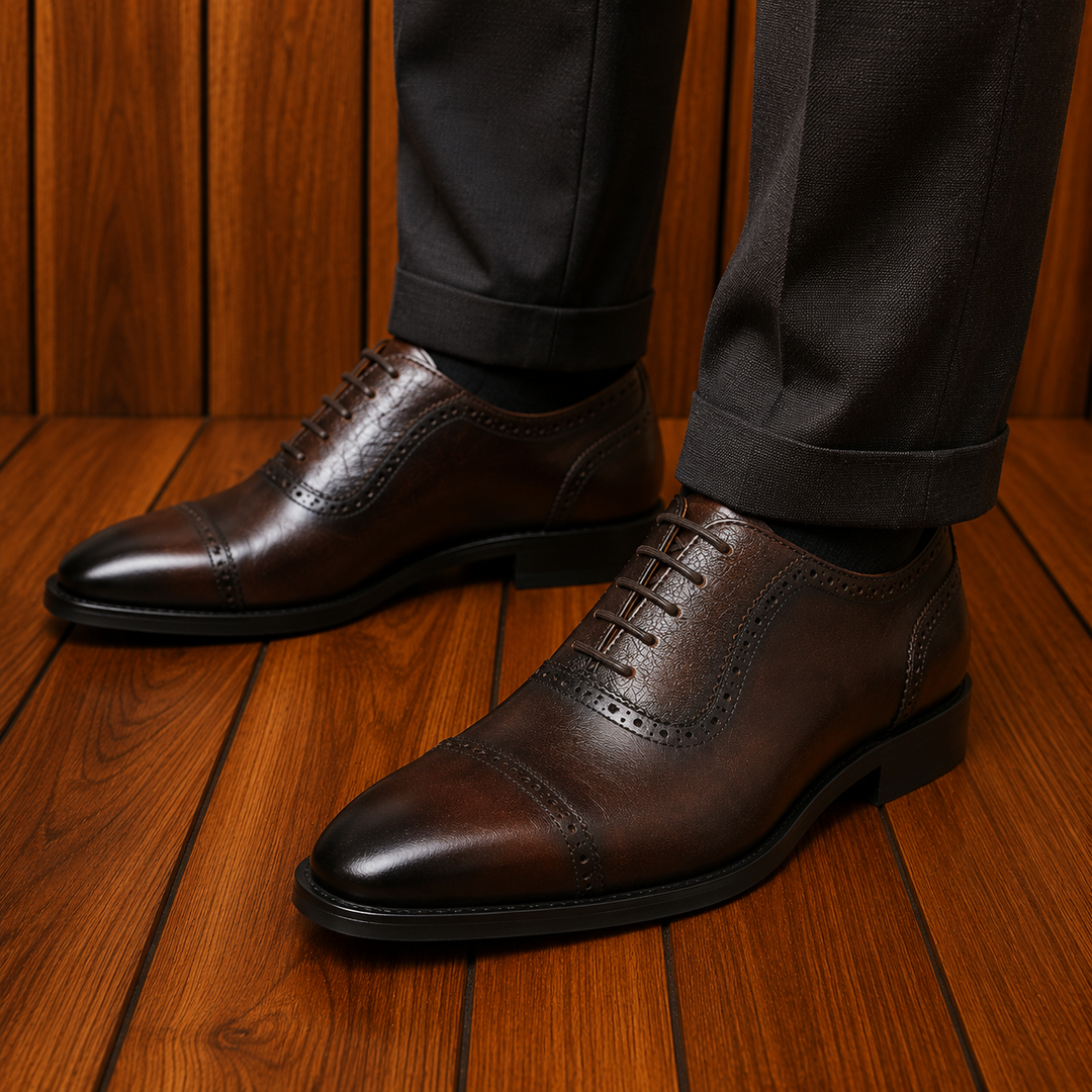Luxury Leather Oxford Shoes