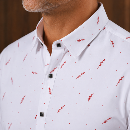 Collared Button-Up Shirt