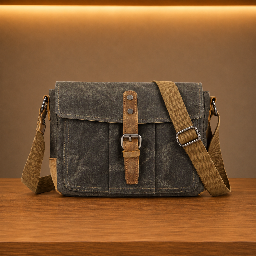 Vintage Canvas Messenger Bag