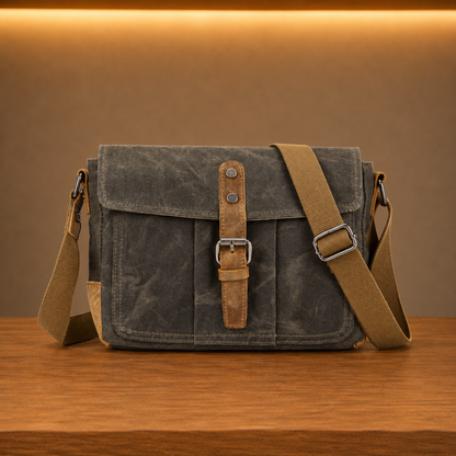 Vintage Canvas Messenger Bag