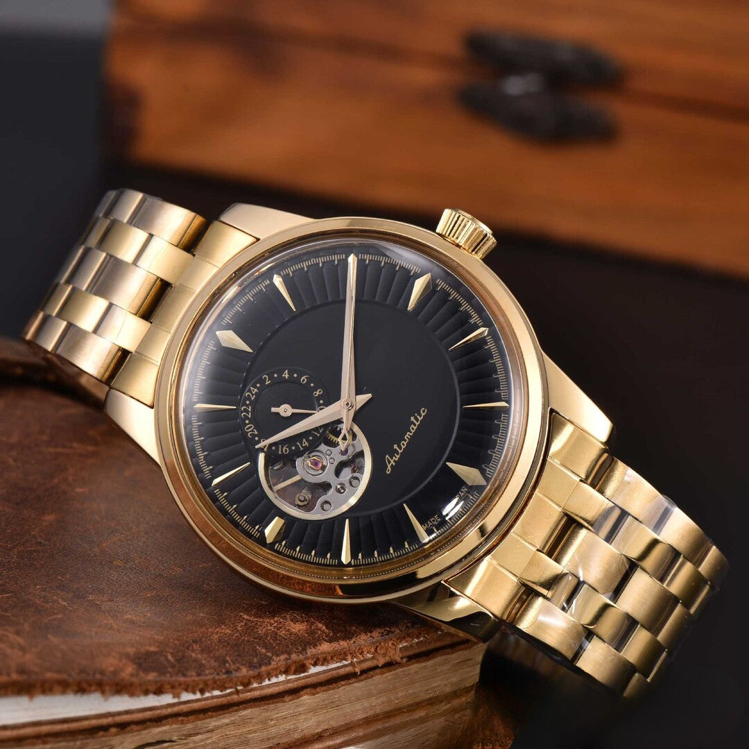 OPEN-HEART AUTOMATIC WATCH