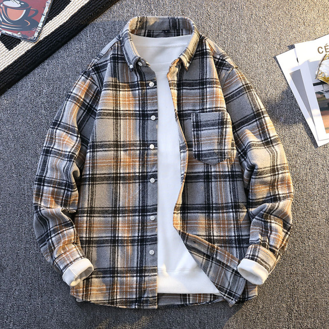 Classic Plaid Flannel Shirt
