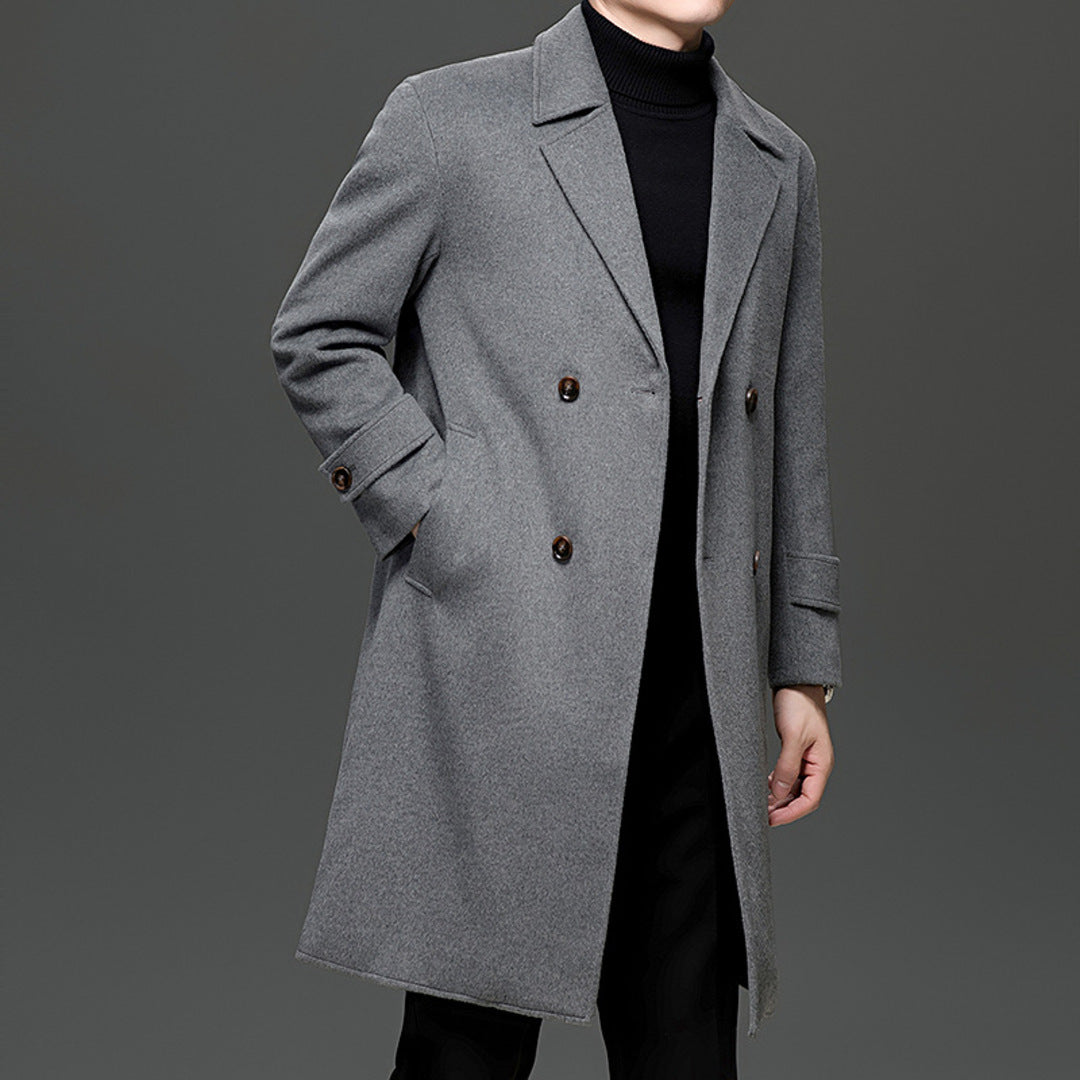 Classic Long Wool Overcoat