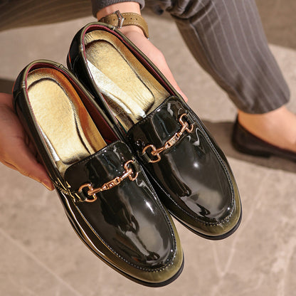 CLASSIC GRADIENT LEATHER LOAFERS