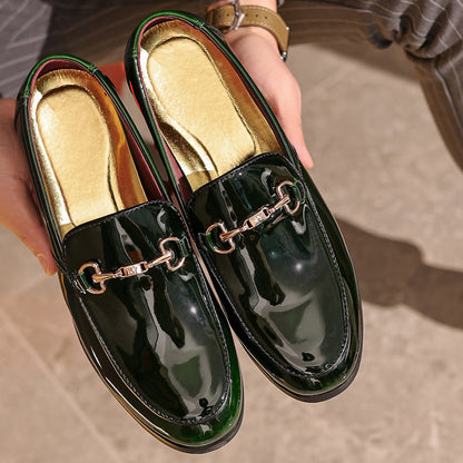 CLASSIC GRADIENT LEATHER LOAFERS