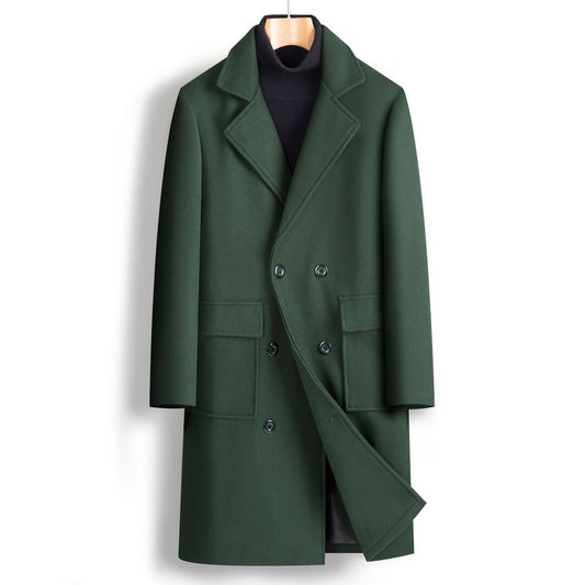 Classic Wool Mid-Length Coat
