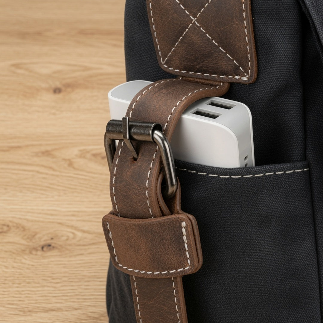 Canvas Messenger Bag