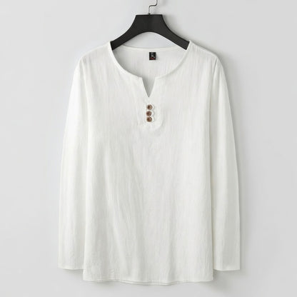Long Sleeve Henley Shirt