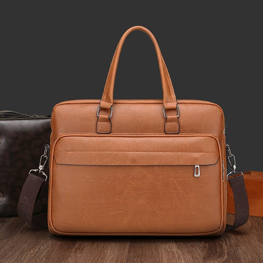 PREMIUM RETRO BUSINESS BRIEFCASE