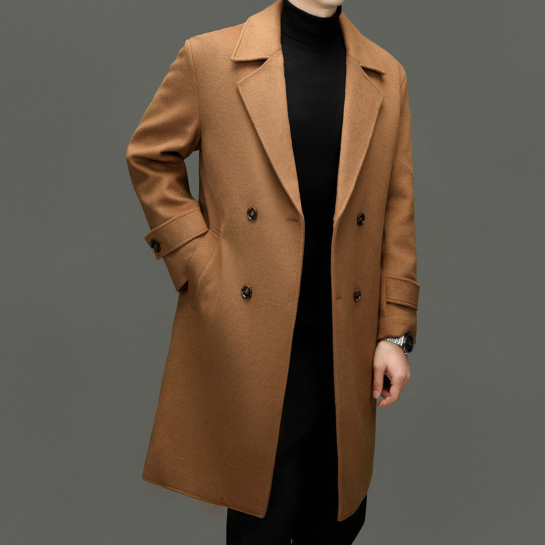 Classic Long Wool Overcoat