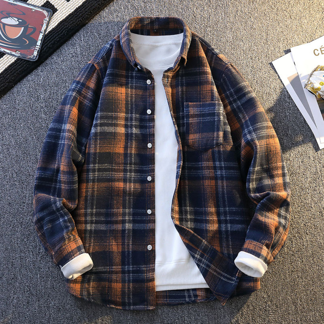 Classic Plaid Flannel Shirt