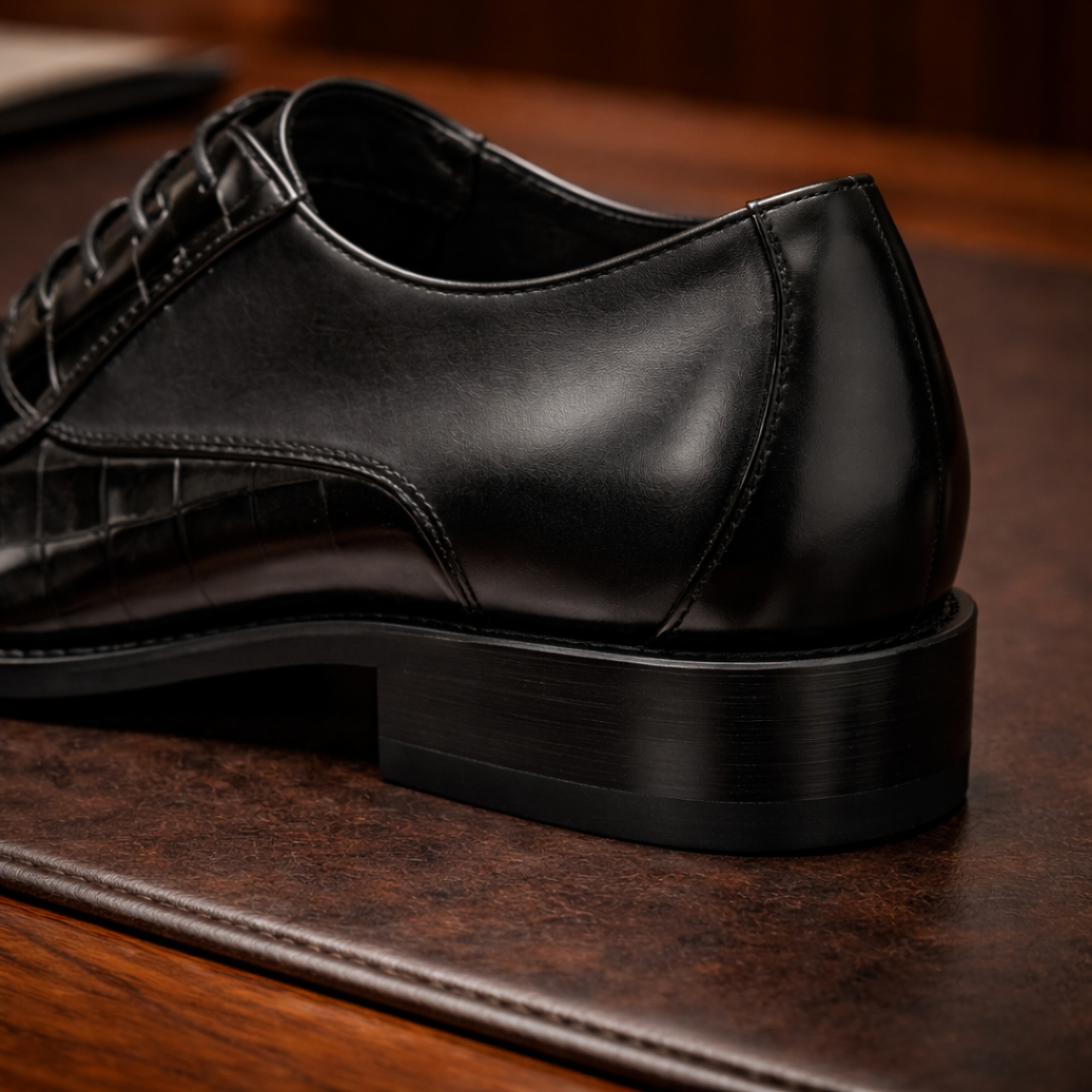 Croc Panel Dress Shoes