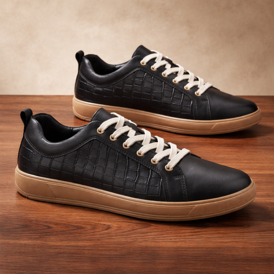 Crocodile Detail Sneakers