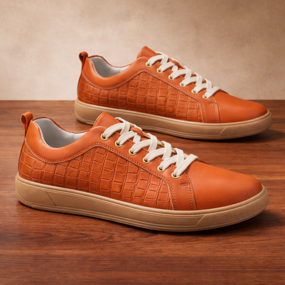 Crocodile Detail Sneakers